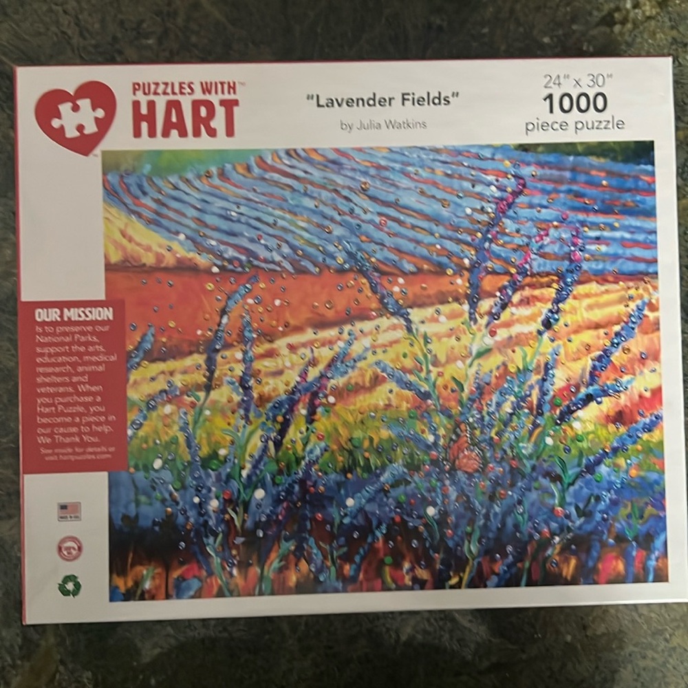 Jigsaw Puzzle 1000 piece ‘Lavender Fields’